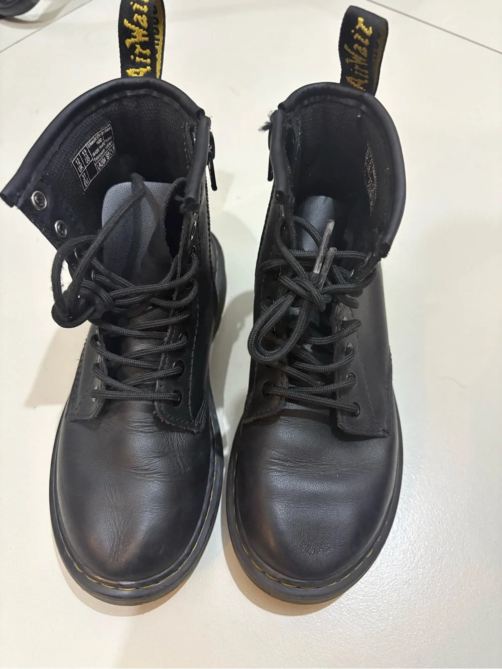 Dr. Martens Youth 1460 Softy T Leather Lace-Up Boots